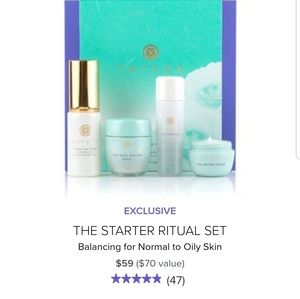 tatcha the starter ritual set normal to oily skin